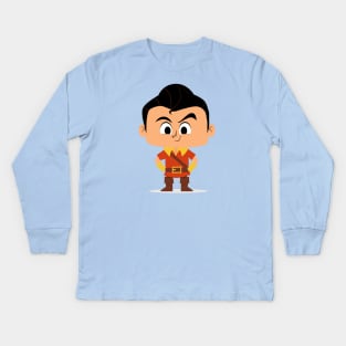 Gaston Kids Long Sleeve T-Shirt